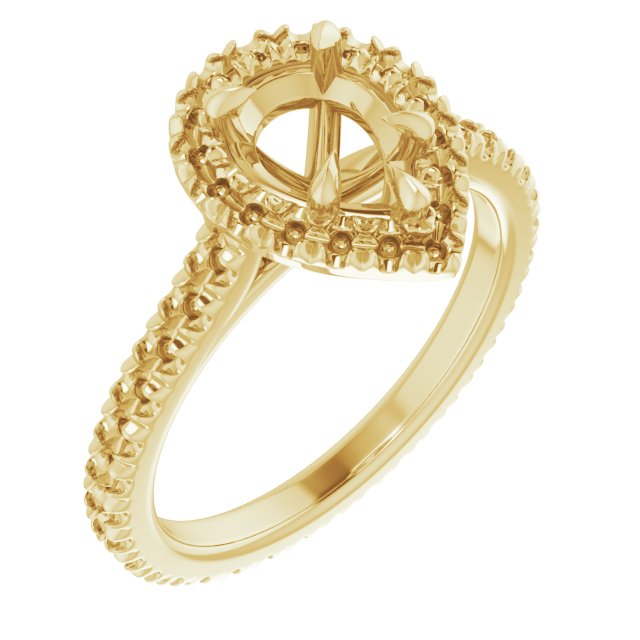 Halo-Style Eternity-Style Engagement Ring