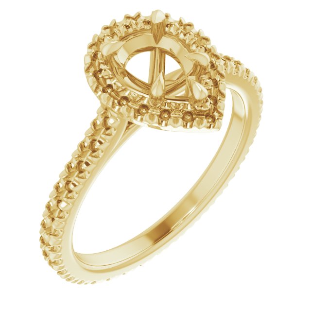 Halo-Style Eternity-Style Engagement Ring