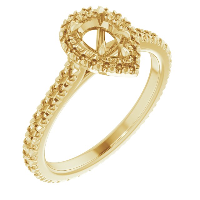 Halo-Style Eternity-Style Engagement Ring