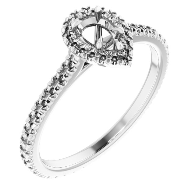 Halo-Style Eternity-Style Engagement Ring