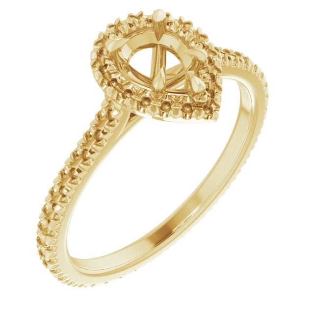 Halo-Style Eternity-Style Engagement Ring