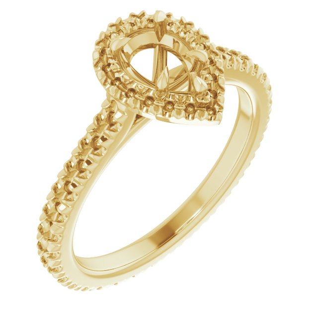 Halo-Style Eternity-Style Engagement Ring