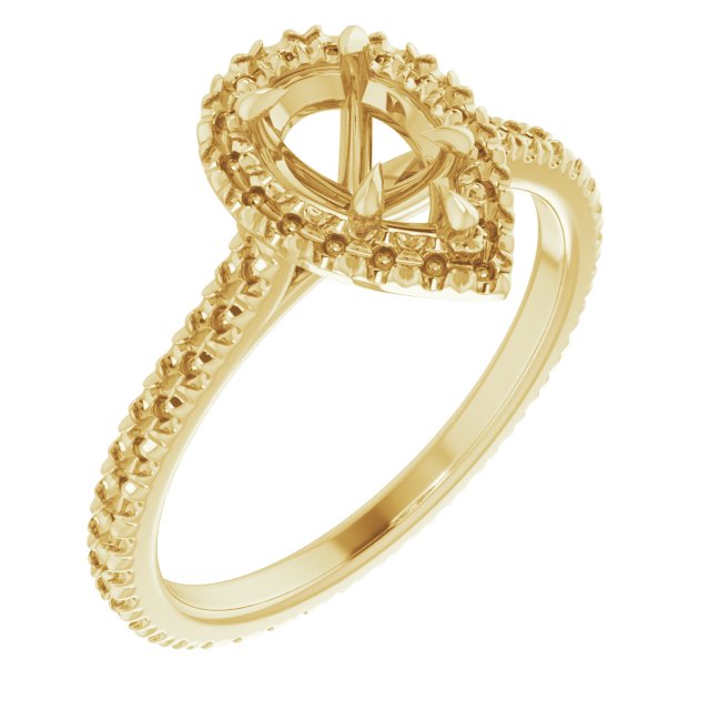 Halo-Style Eternity-Style Engagement Ring