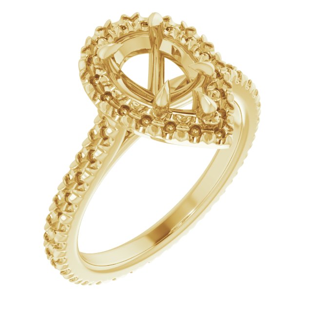 Halo-Style Eternity-Style Engagement Ring