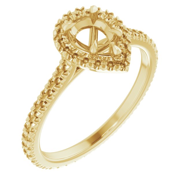 Halo-Style Eternity-Style Engagement Ring