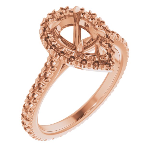 Halo-Style Eternity-Style Engagement Ring