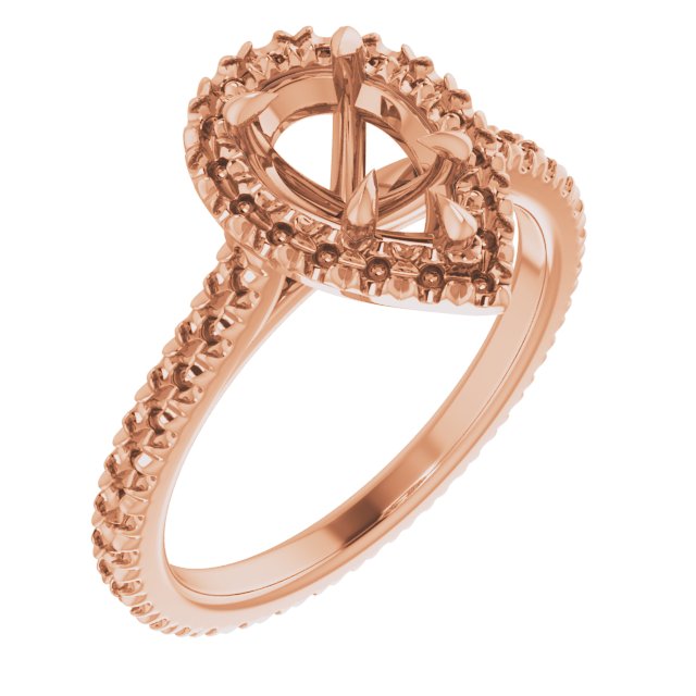 Halo-Style Eternity-Style Engagement Ring
