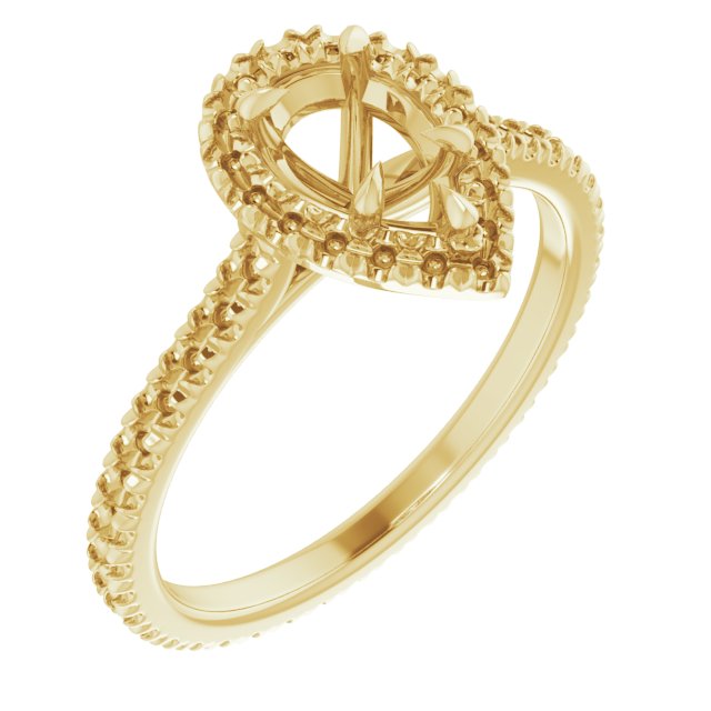 Halo-Style Eternity-Style Engagement Ring