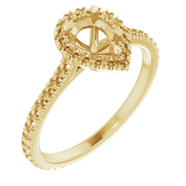 Halo-Style Eternity-Style Engagement Ring