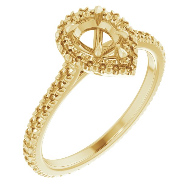 Halo-Style Eternity-Style Engagement Ring