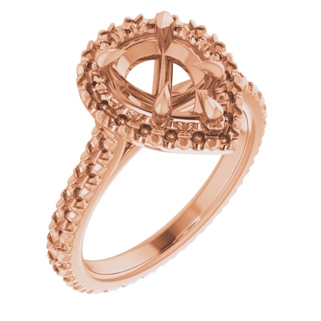 Halo-Style Eternity-Style Engagement Ring