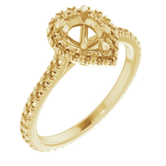 Halo-Style Eternity-Style Engagement Ring