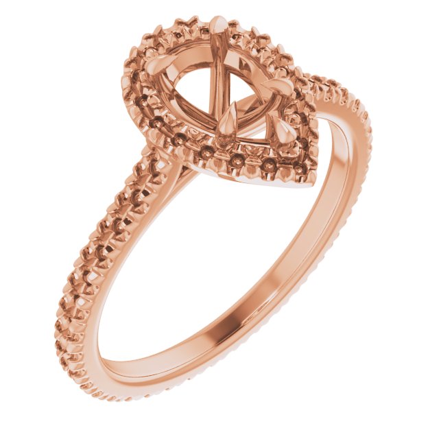 Halo-Style Eternity-Style Engagement Ring