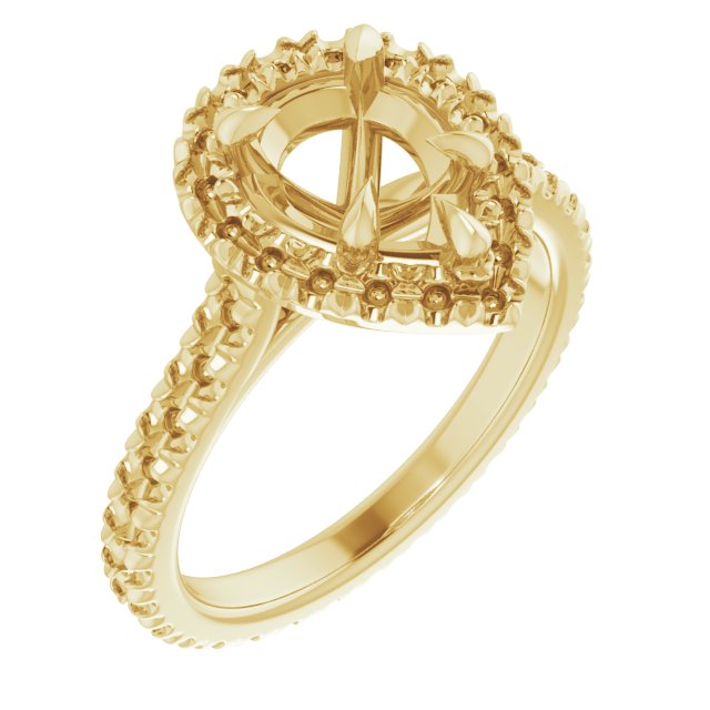 Halo-Style Eternity-Style Engagement Ring