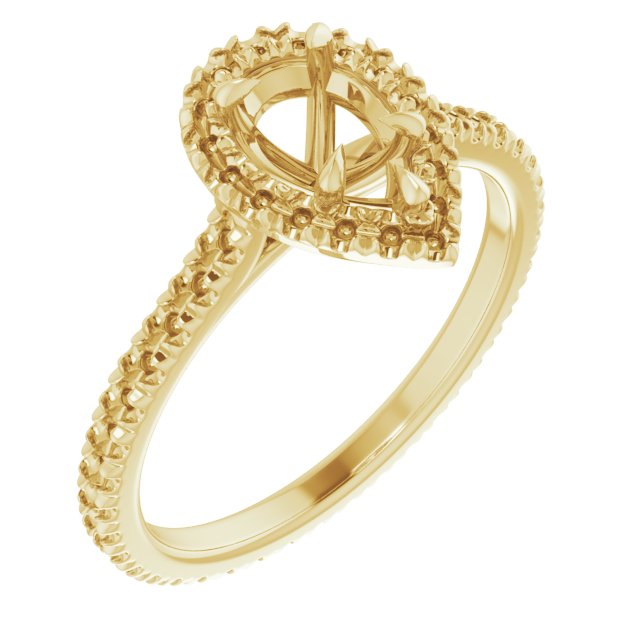 Halo-Style Eternity-Style Engagement Ring