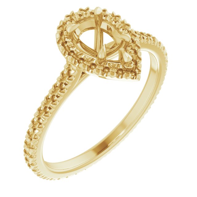 Halo-Style Eternity-Style Engagement Ring
