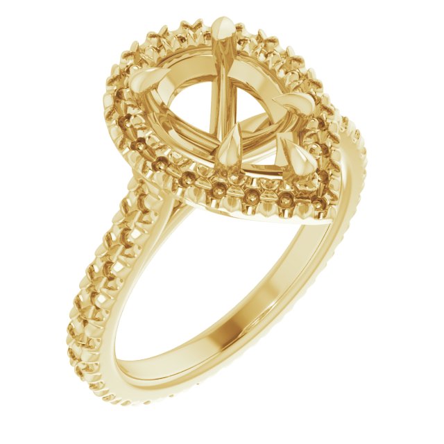 Halo-Style Eternity-Style Engagement Ring