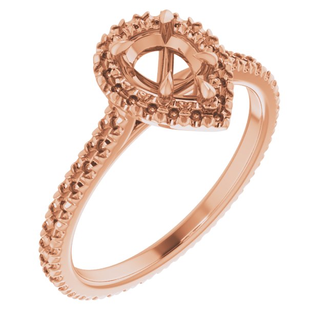 Halo-Style Eternity-Style Engagement Ring