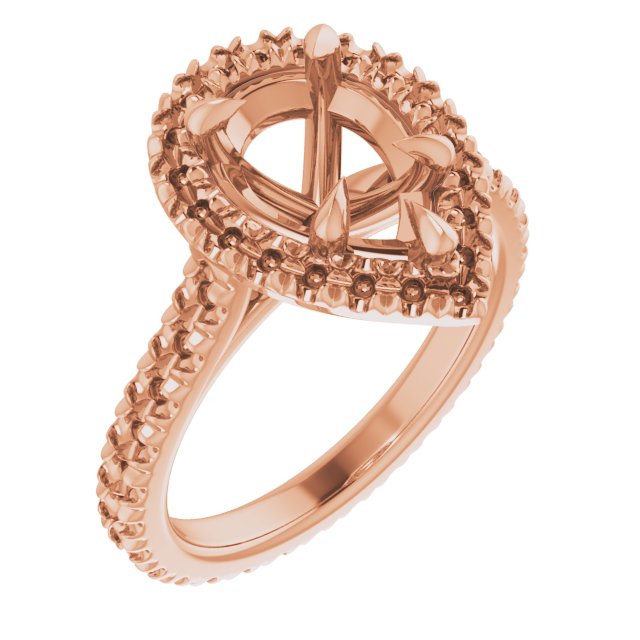 Halo-Style Eternity-Style Engagement Ring