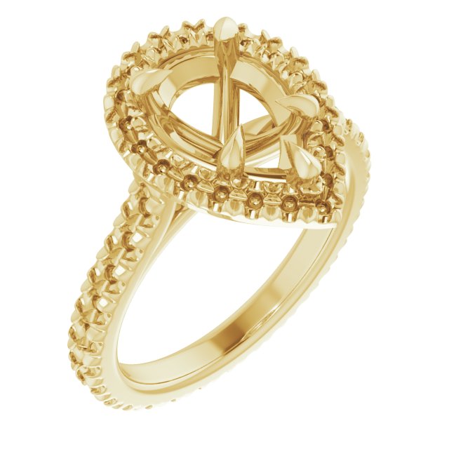 Halo-Style Eternity-Style Engagement Ring