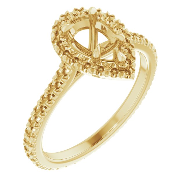 Halo-Style Eternity-Style Engagement Ring