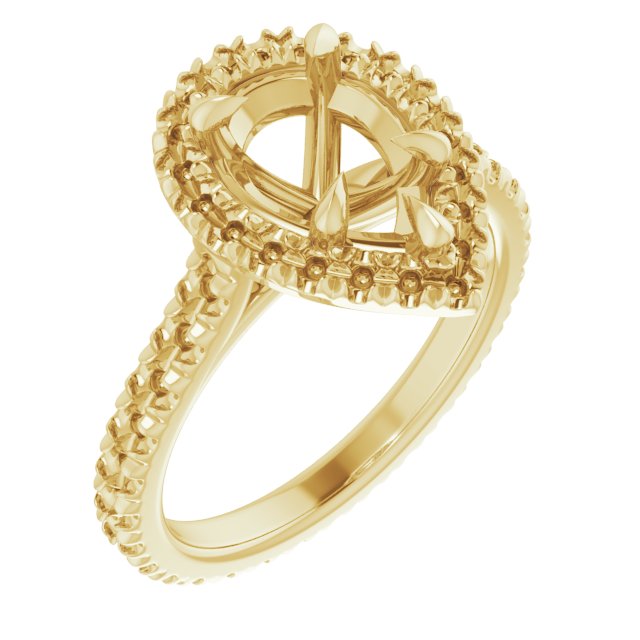 Halo-Style Eternity-Style Engagement Ring