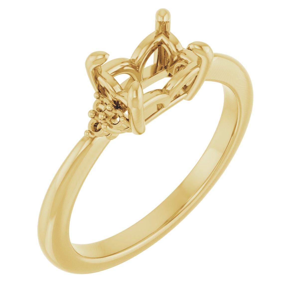 Accented Engagement Ring or Band