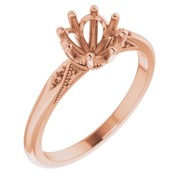 Accented Engagement Ring or Band