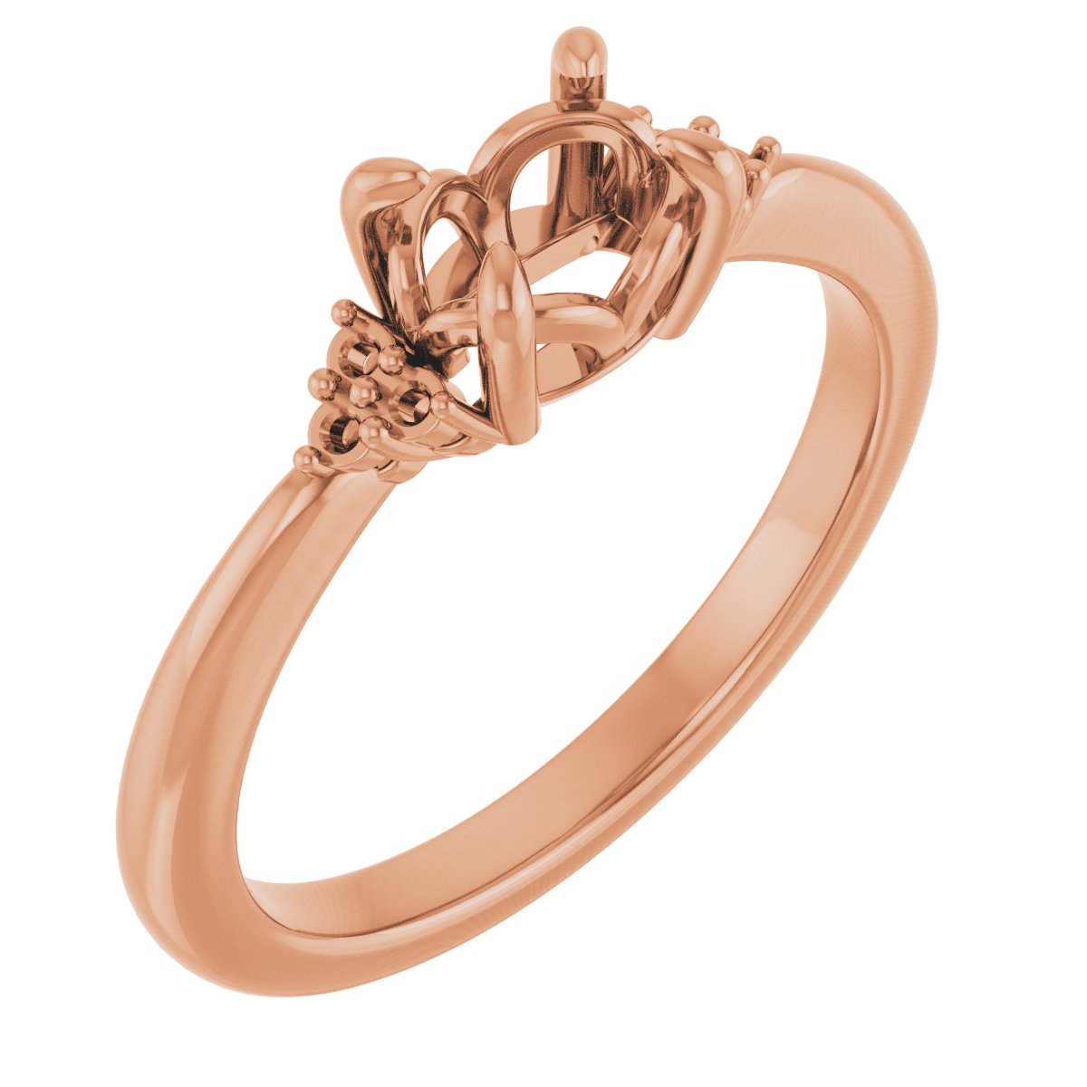 Accented Engagement Ring or Band