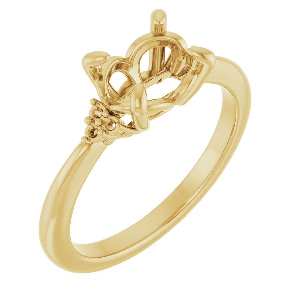 Accented Engagement Ring or Band
