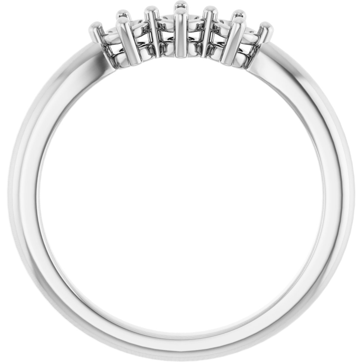 14K White 1/3 CTW Diamond Anniversary Band