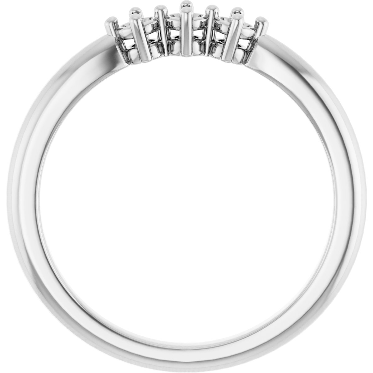 14K White 1/5 CTW Diamond Anniversary Band