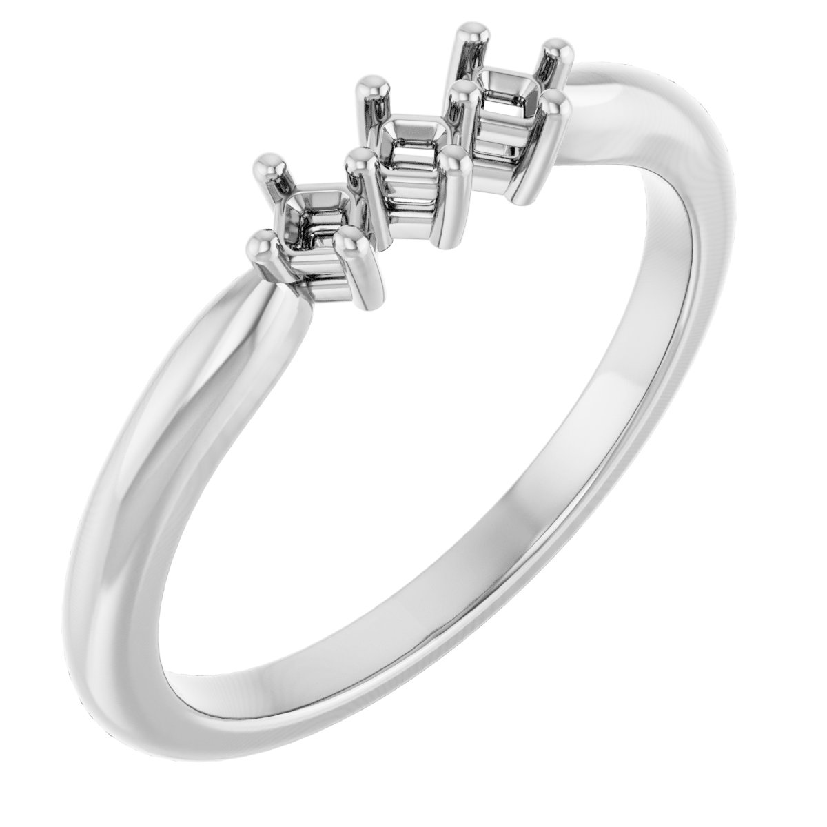 Three-Stone Anniversary Band
