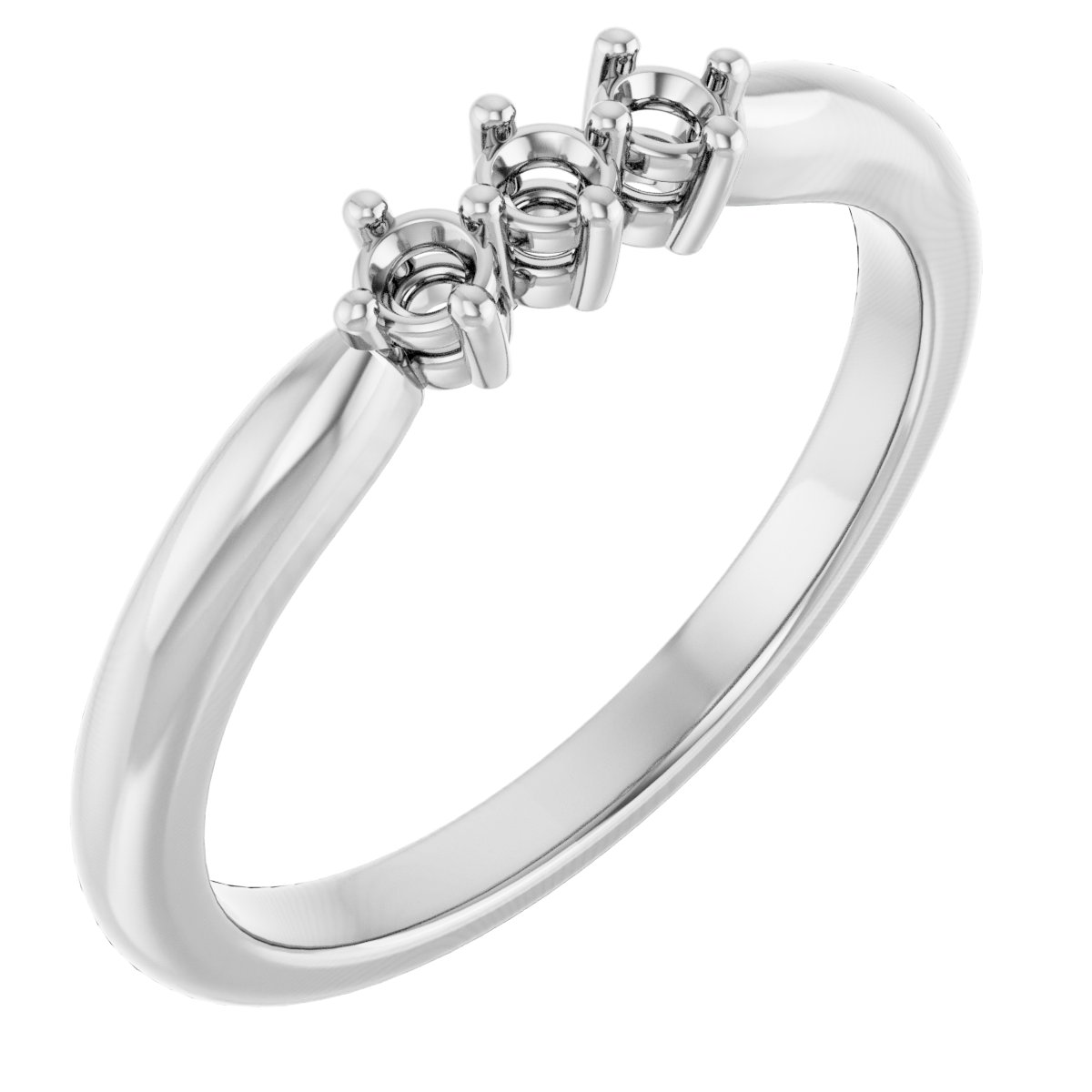 Three-Stone Anniversary Band