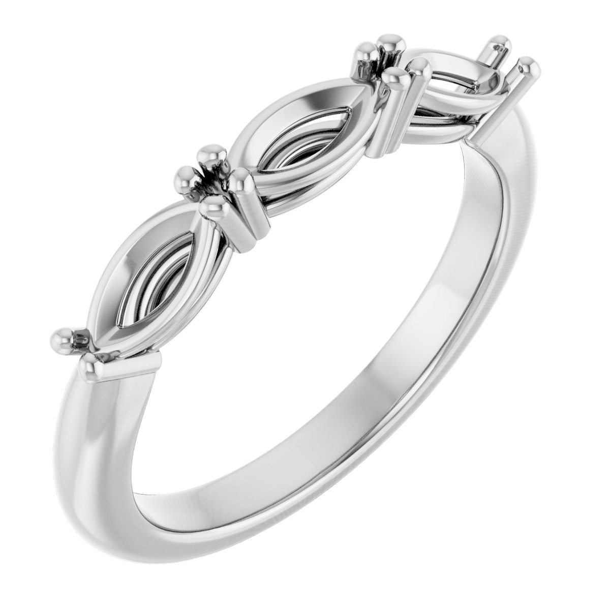 Three-Stone Anniversary Band