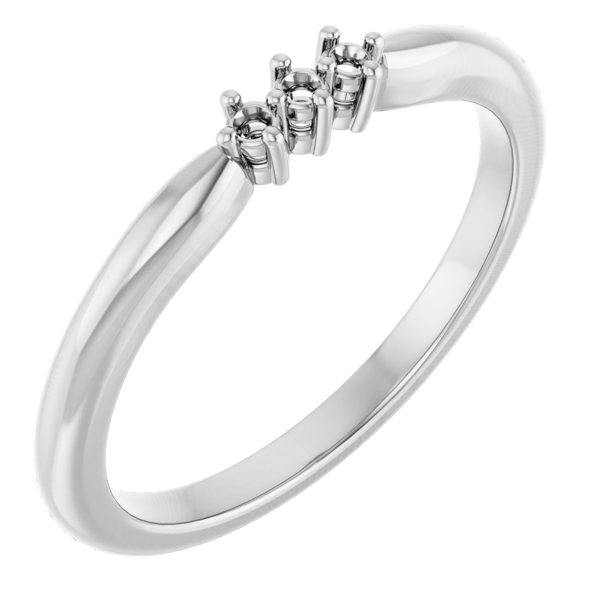 Three-Stone Anniversary Band