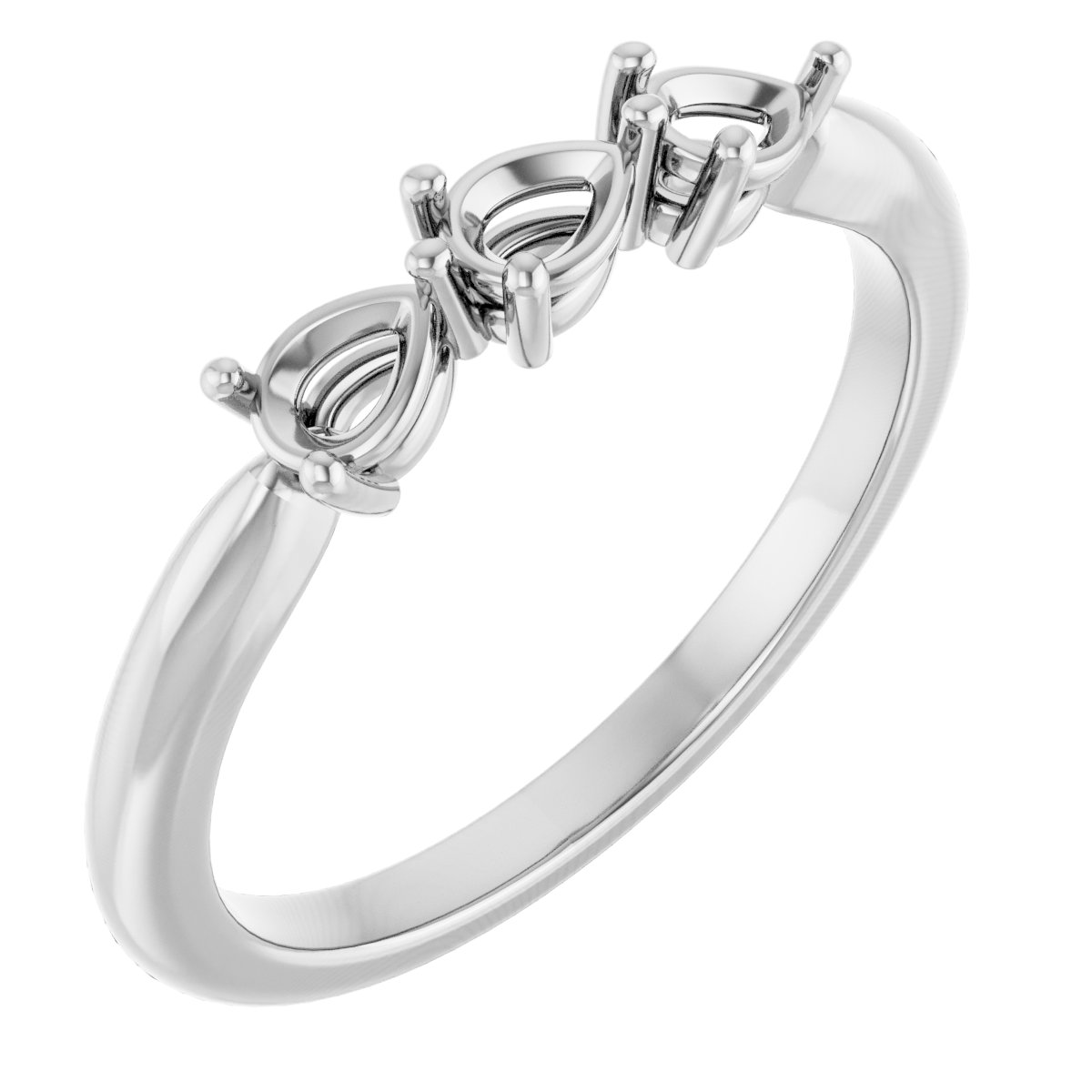 Three-Stone Anniversary Band