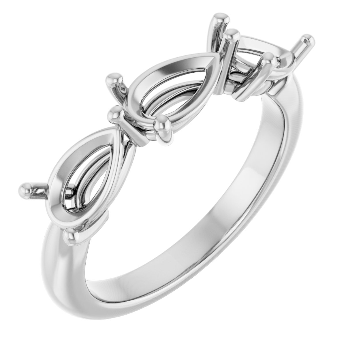 Three-Stone Anniversary Band