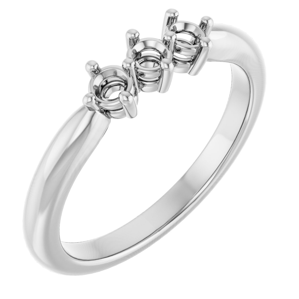 Three-Stone Anniversary Band