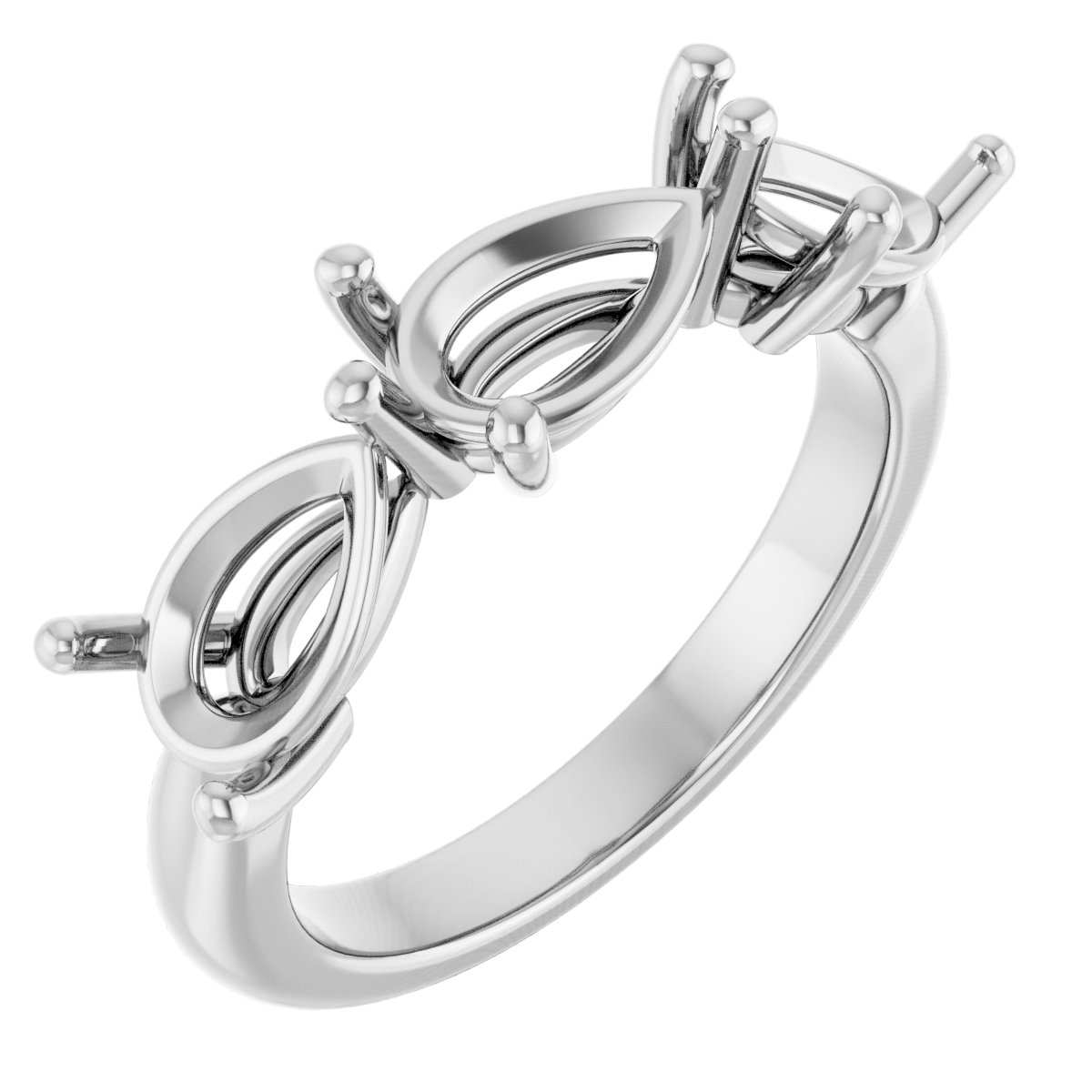 Three-Stone Anniversary Band