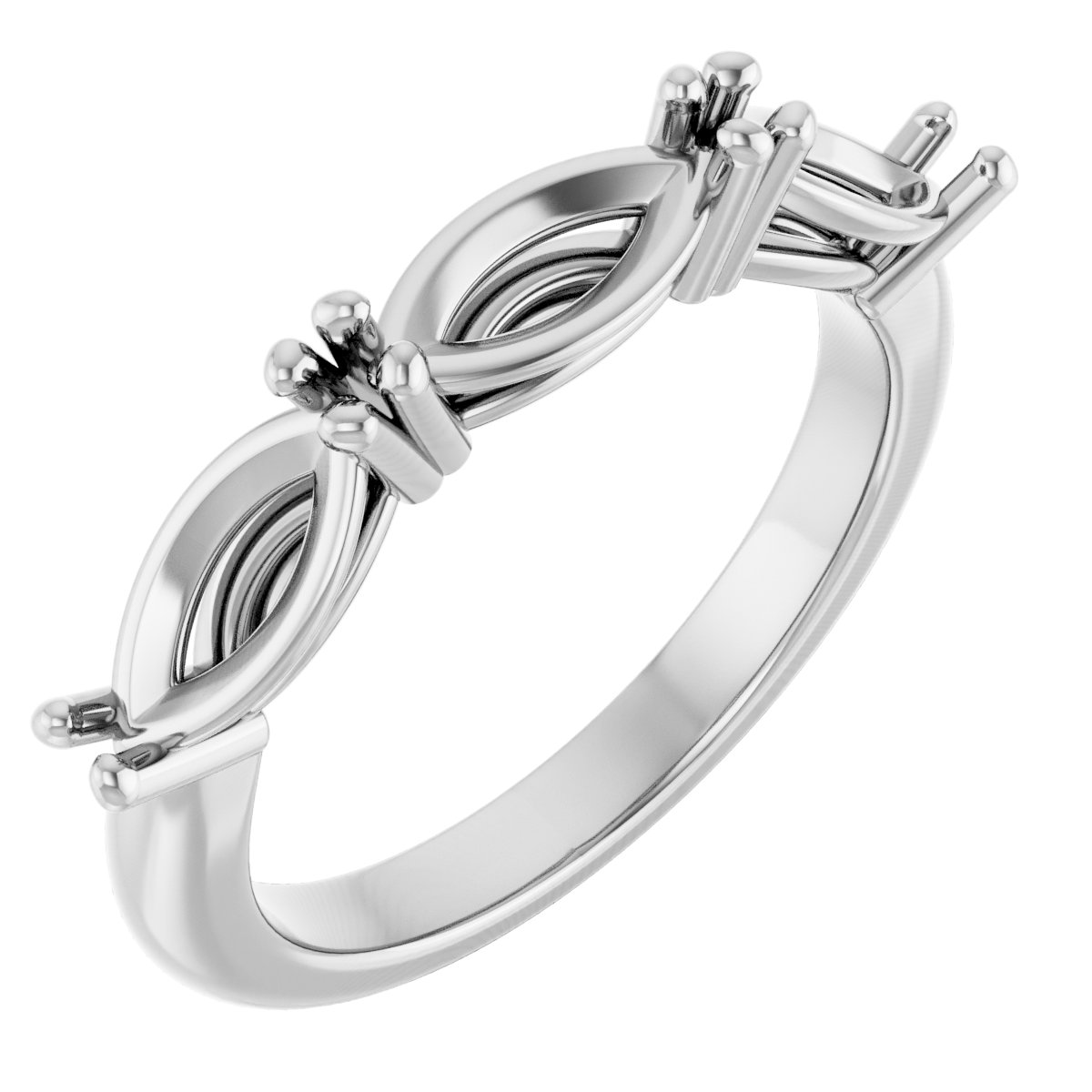 Three-Stone Anniversary Band