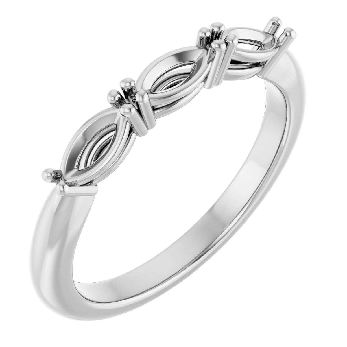 Three-Stone Anniversary Band