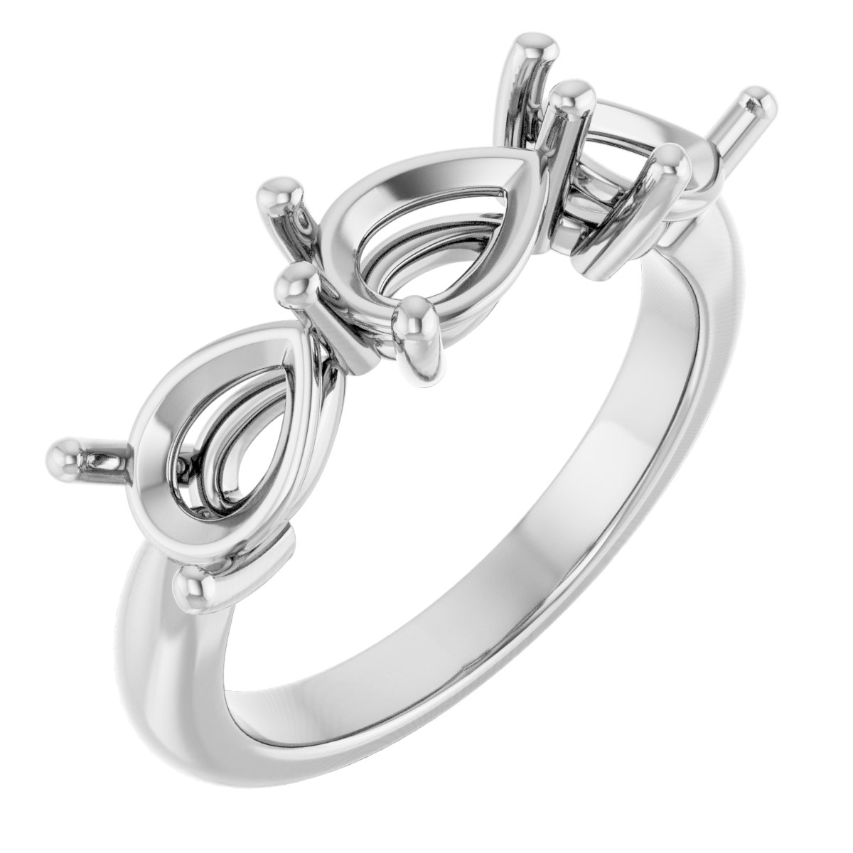Three-Stone Anniversary Band