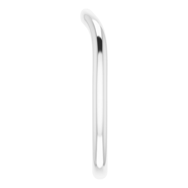 14K White Gold Matching Band