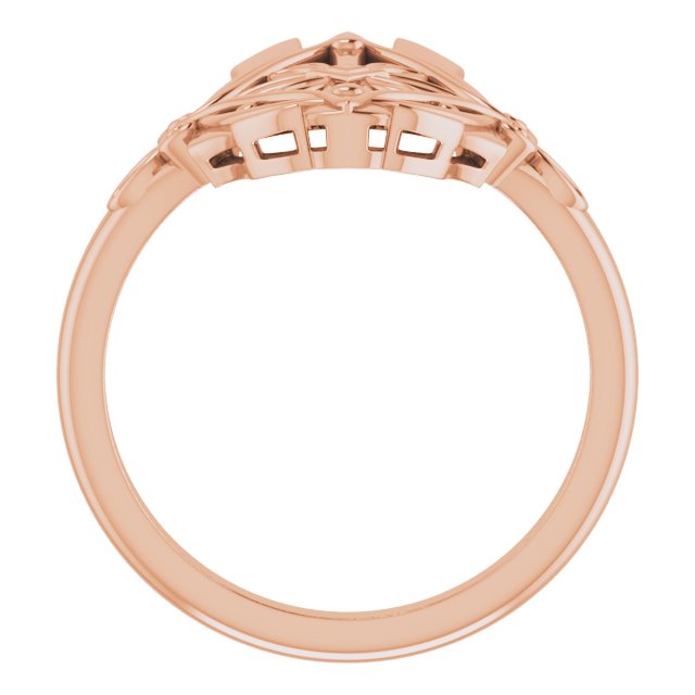 14K Rose Vintage-Inspired Ring