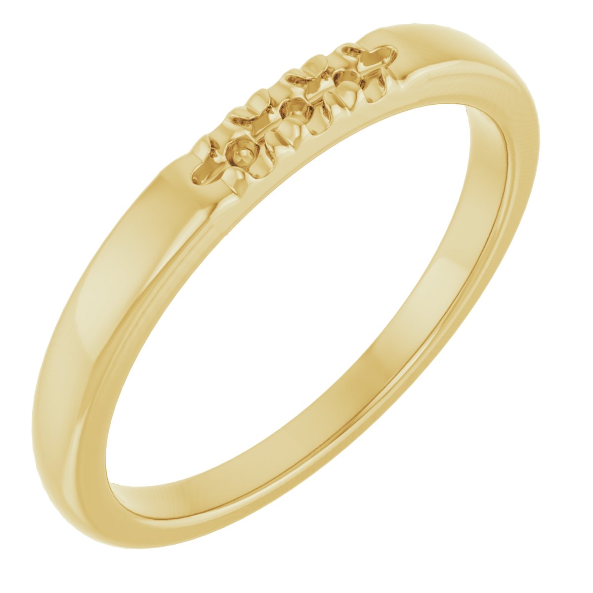 14K Yellow .08 CTW Natural Diamond Anniversary Band