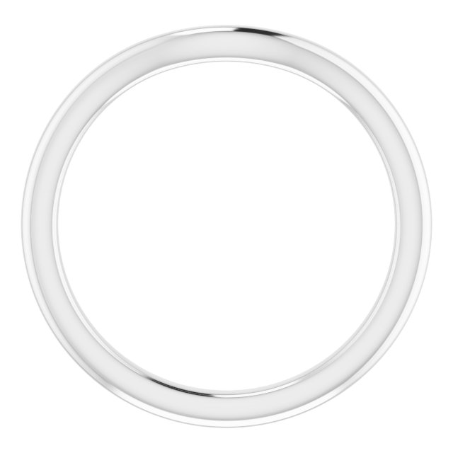 14K White Gold Matching Band