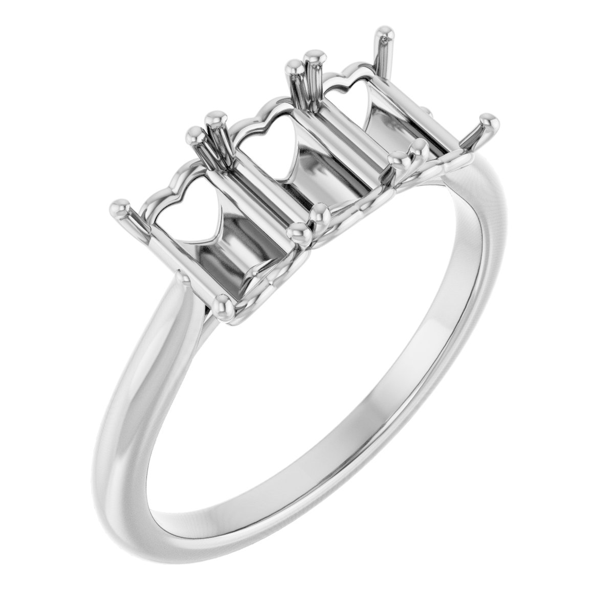 Three-Stone Anniversary Band