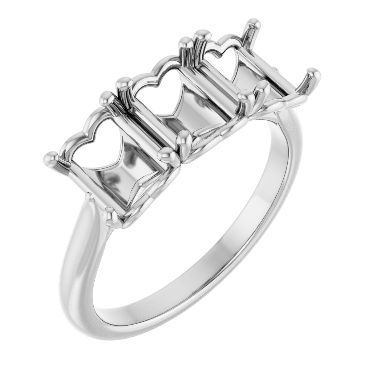 Three-Stone Anniversary Band