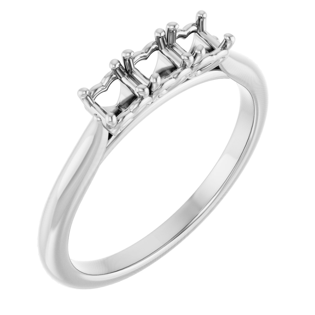 Three-Stone Anniversary Band